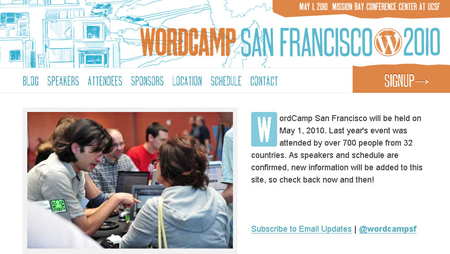 San Francisco 2010 WordCamp 발표자 명단 - 주식회사 비씨티원